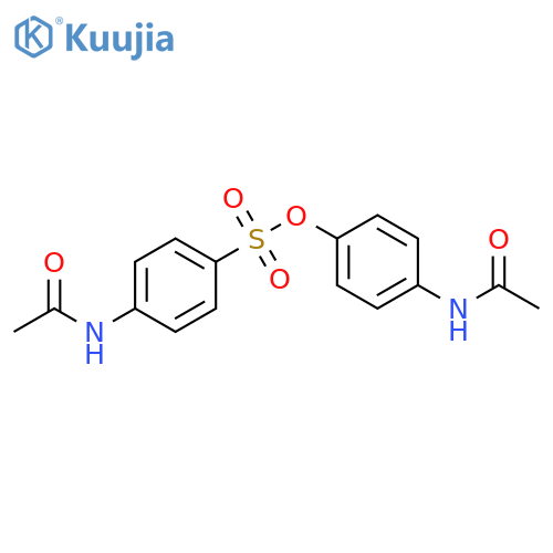 4-acetamidophenyl 4-acetamidobenzene-1-sulfonate structure