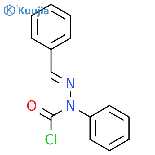 Hydrazinecarbonyl chloride, phenyl(phenylmethylene)- structure