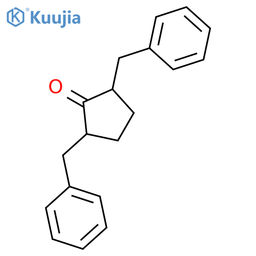 Cyclopentanone,2,5-bis(phenylmethyl)- structure