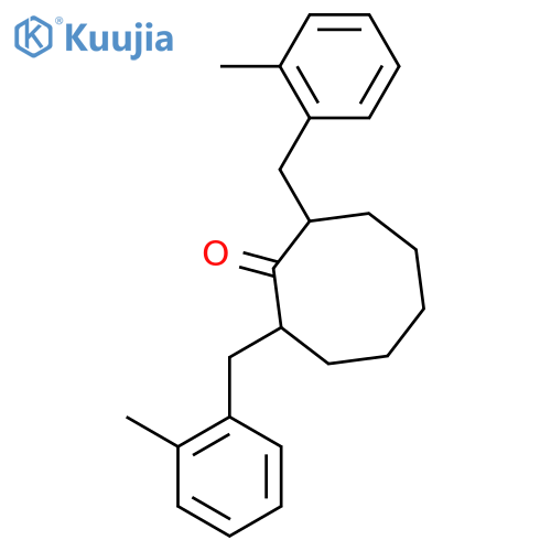 2,8-bis(2-methylbenzyl)cyclooctanone structure
