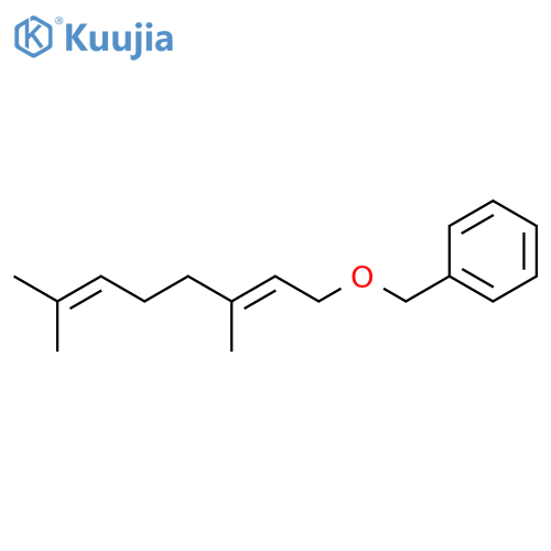 3,7-dimethylocta-2,6-dienoxymethylbenzene structure