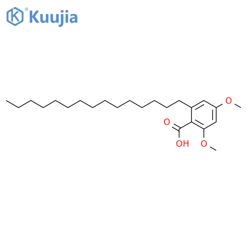 BENZOIC ACID, 2,4-DIMETHOXY-6-PENTADECYL- structure
