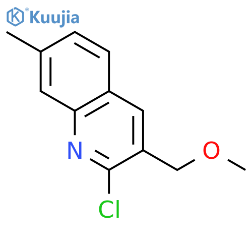 QUINOLINE, 2-CHLORO-3-(METHOXYMETHYL)-7-METHYL- structure