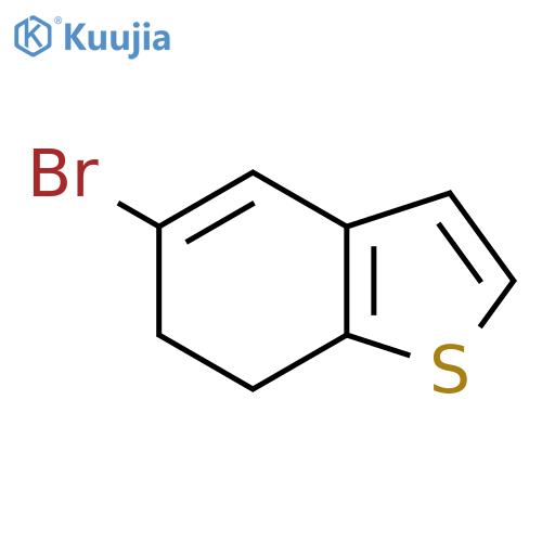 BENZO[B]THIOPHENE, 5-BROMO-6,7-DIHYDRO- structure