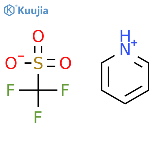 Pyridinium trifluoromethanesulfonate structure
