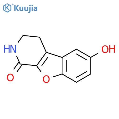 Benzofuro[2,3-c]pyridin-1(2H)-one, 3,4-dihydro-6-hydroxy- structure