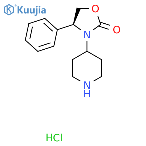 (S)-4-Phenyl-3-piperidin-4-yl-oxazolidin-2-one hydrochloride structure