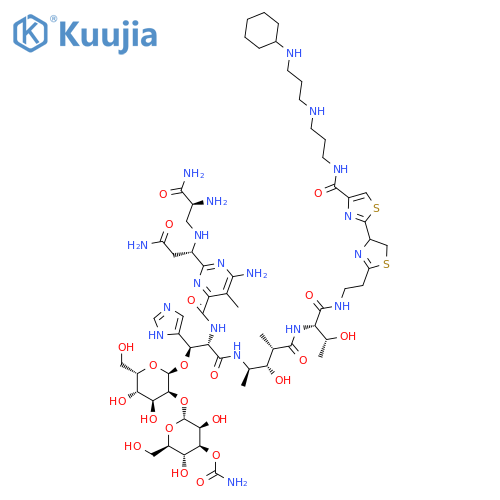 N1-[3-[[3-(Cyclohexylamino)propyl]amino]propyl]-7,8-dihydrobleomycinamide structure