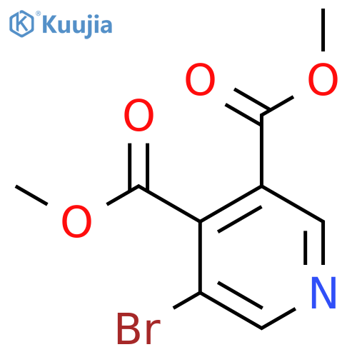 3,4-Pyridinedicarboxylic acid, 5-bromo-, dimethyl ester structure