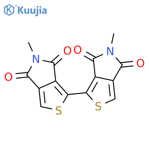 [1,1'-BI-4H-THIENO[3,4-C]PYRROLE]-4,4',6,6'(5H,5'H)-TETRONE, 5,5'-DIMETHYL- structure