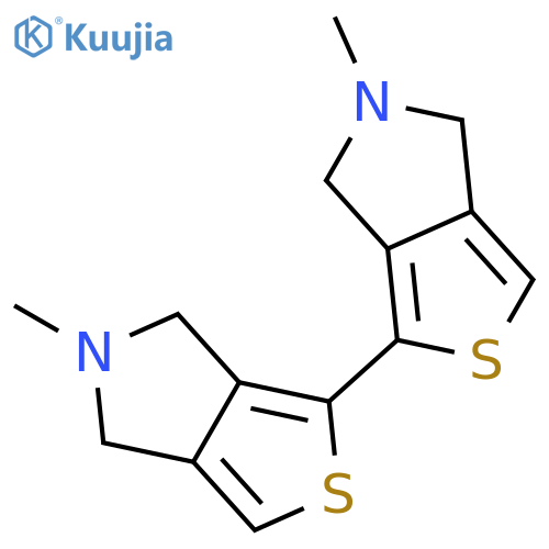 1,1'-BI-4H-THIENO[3,4-C]PYRROLE, 5,5',6,6'-TETRAHYDRO-5,5'-DIMETHYL- structure