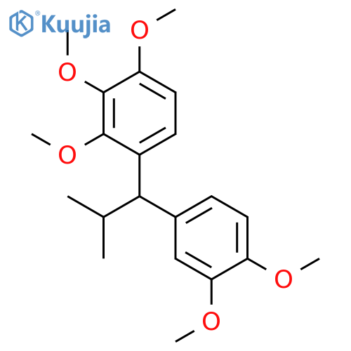 BENZENE, 1-[1-(3,4-DIMETHOXYPHENYL)-2-METHYLPROPYL]-2,3,4-TRIMETHOXY- structure