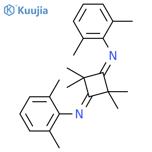 Tetramethyl-N,N'-bis(2,6-dimethylphenyl)cyclobutan-1,3-diimin structure