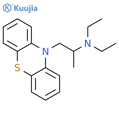 10H-Phenothiazine-10-ethanamine,N,N-diethyl-a-methyl- structure