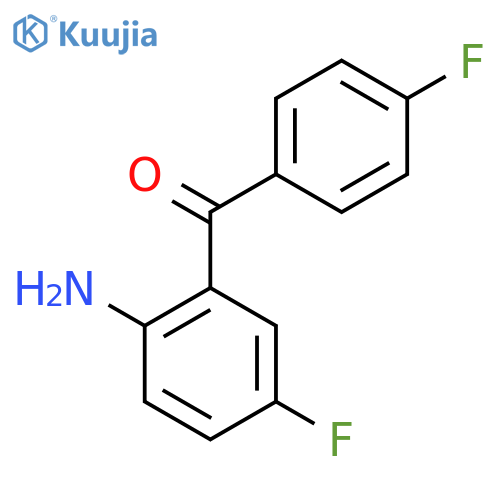 4-fluoro-2-(4-fluorobenzoyl)aniline structure