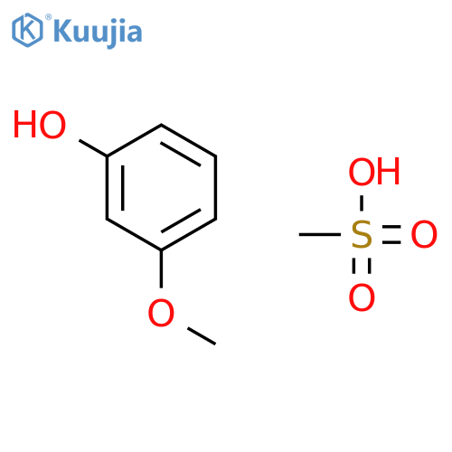 Phenol, 3-methoxy-, methanesulfonate structure