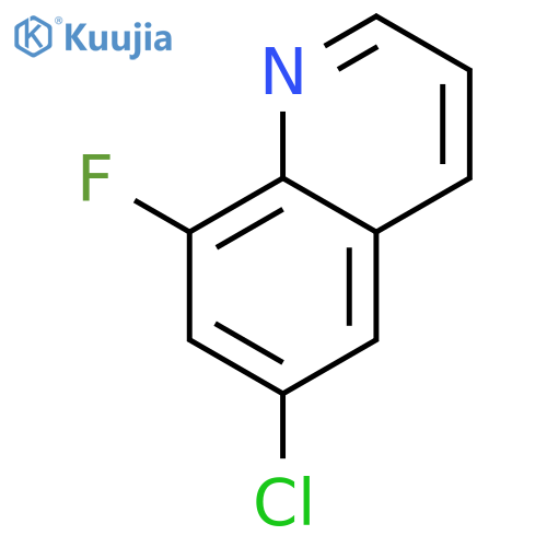 6-Chloro-8-fluoroquinoline structure