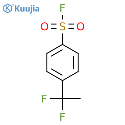 4-(1,1-Difluoroethyl)benzene-1-sulfonyl fluoride structure