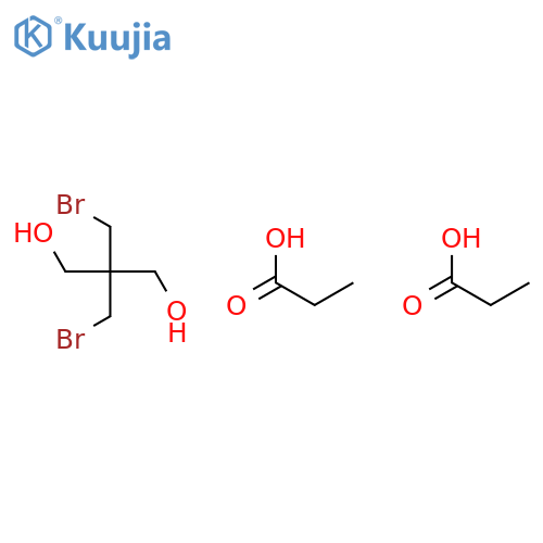 2,2-Bis(bromomethyl)propane-1,3-diol;propanoic acid structure