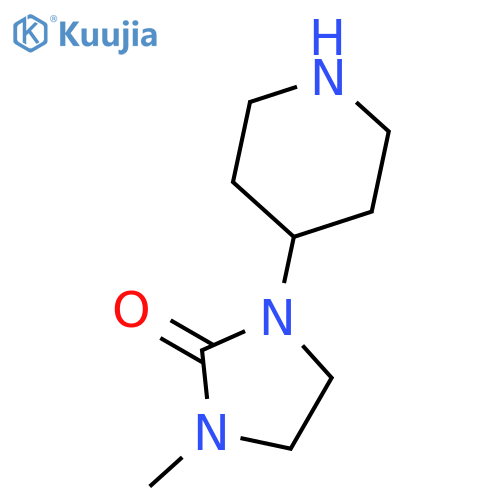 1-methyl-3-(piperidin-4-yl)imidazolidin-2-one structure