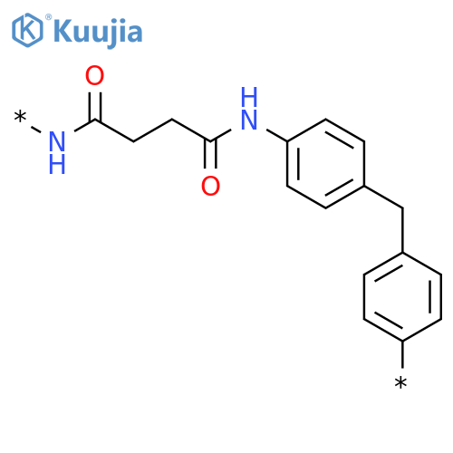 Poly[imino(1,4-dioxo-1,4-butanediyl)imino-1,4-phenylenemethylene-1,4-phenylene] structure