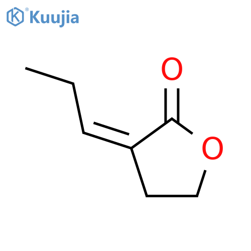 (3E)-3-propylidenedihydrofuran-2(3H)-one structure