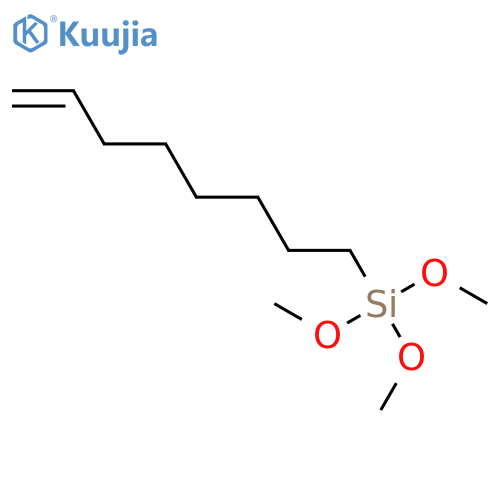 Silane,trimethoxy-7-octen-1-yl- structure