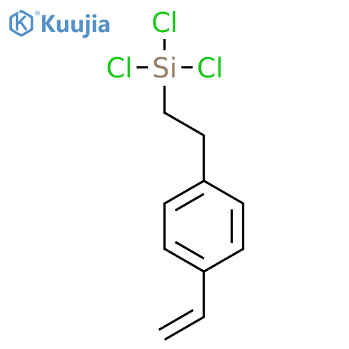 Silane, trichloro[2-(4-ethenylphenyl)ethyl]- structure