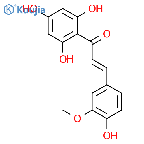 3-Methoxy-2',4',6',4-tetrahydroxychalcone structure