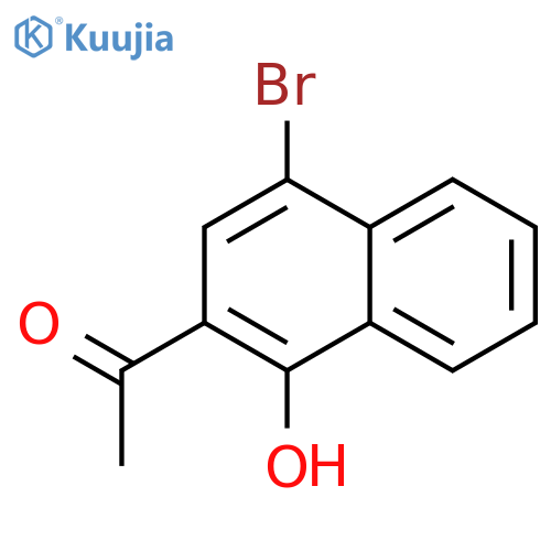 1-(4-Bromo-1-hydroxynaphthalen-2-yl)ethanone structure