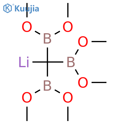 Lithium, [tris(dimethoxyboryl)methyl]- structure