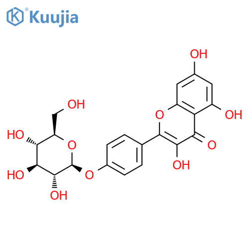 Kaempferol-4’-glucoside structure