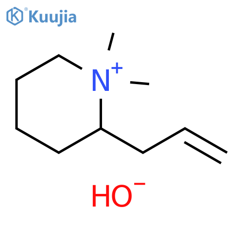 Piperidinium, 1,1-dimethyl-2-(2-propen-1-yl)-, hydroxide (1:1) structure