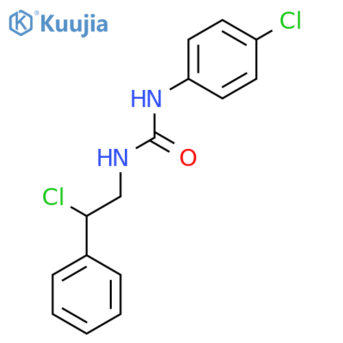 Urea, N-(4-chlorophenyl)-N'-(2-chloro-2-phenylethyl)- structure