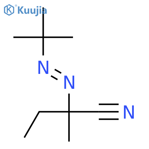 Butanenitrile,2-[2-(1,1-dimethylethyl)diazenyl]-2-methyl- structure