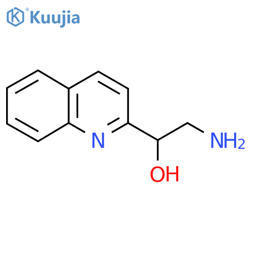 2-amino-1-(quinolin-2-yl)ethan-1-ol structure