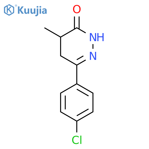 3(2H)-PYRIDAZINONE, 6-(4-CHLOROPHENYL)-4,5-DIHYDRO-4-METHYL- structure
