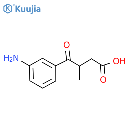3-Amino-β-methyl-γ-oxobenzenebutanoic acid structure