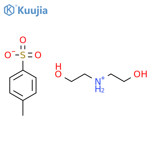 bis(2-hydroxyethyl)ammonium toluene-p-sulphonate structure