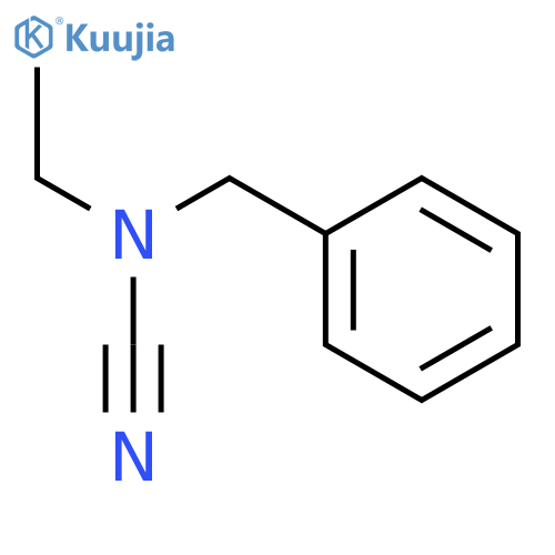 benzyl(cyano)ethylamine structure