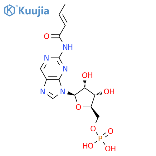 Guanosine,N-(1-oxobutyl)-, cyclic 3',5'-(hydrogen phosphate) structure