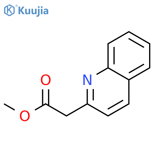 Methyl 2-(quinolin-2-yl)acetate structure
