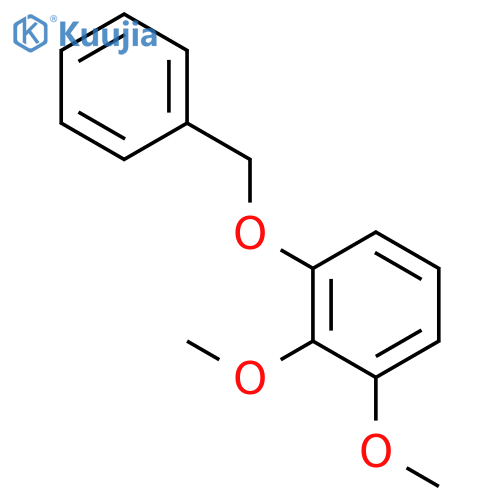 BENZENE, 1,2-DIMETHOXY-3-(PHENYLMETHOXY)- structure