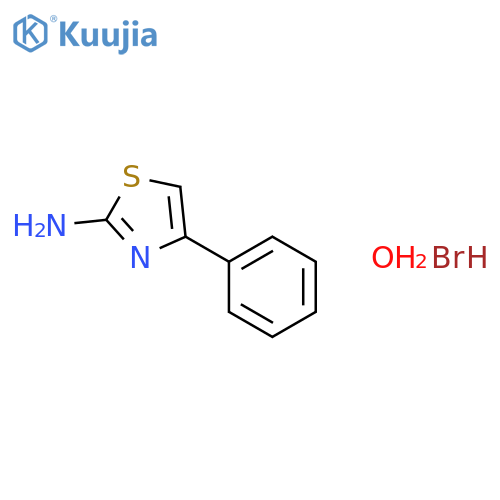 2-Amino-4-phenylthiazole hydrobromide monohydrate structure