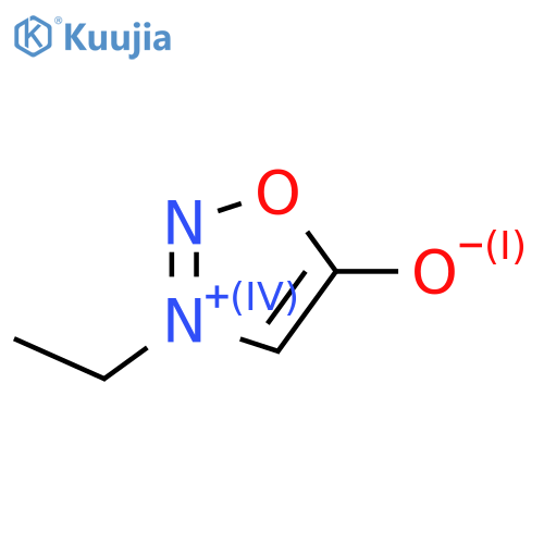 3-ethyloxadiazol-3-ium-5-olate structure