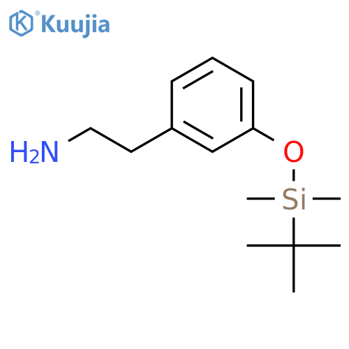 Benzeneethanamine, 3-[[(1,1-dimethylethyl)dimethylsilyl]oxy]- structure