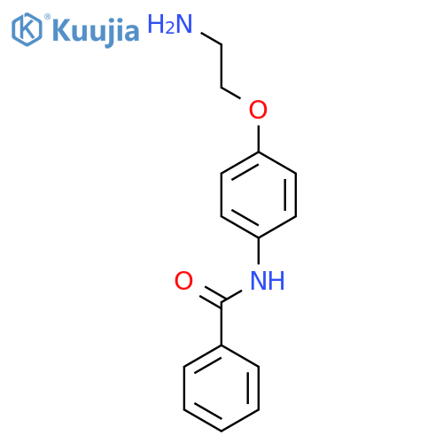 Benzamide, N-[4-(2-aminoethoxy)phenyl]- (9CI) structure
