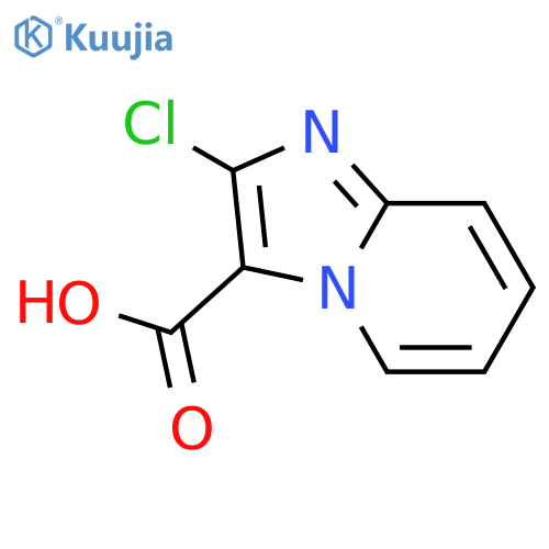 2-Chloroimidazo[1,2-a]pyridine-3-carboxylic acid structure