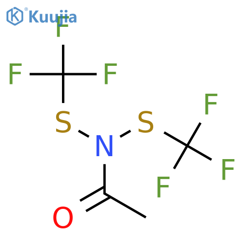 ACETAMIDE, N,N-BIS[(TRIFLUOROMETHYL)THIO]- structure