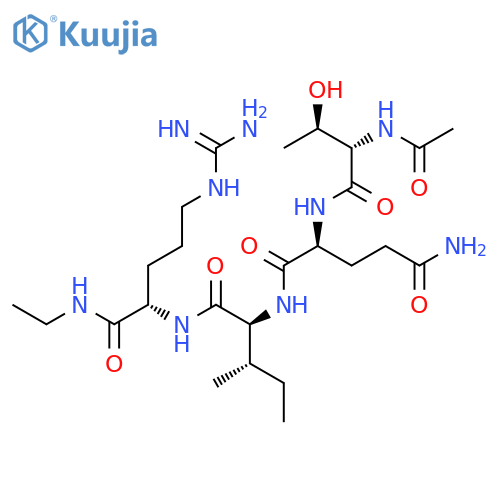 L-Argininamide, N-acetyl-L-threonyl-L-glutaminyl-L-isoleucyl-N-ethyl- structure